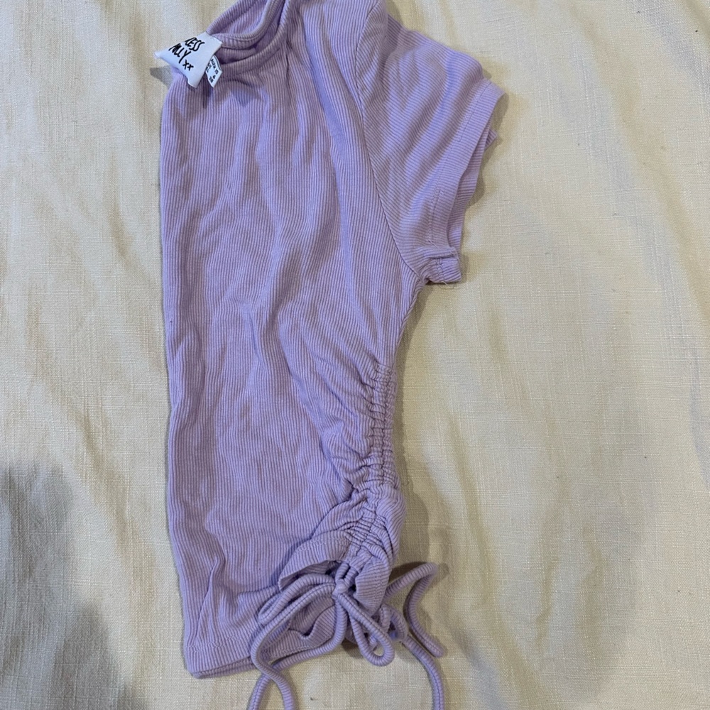 Purple Ruched Side Top - Picture 3 of 3